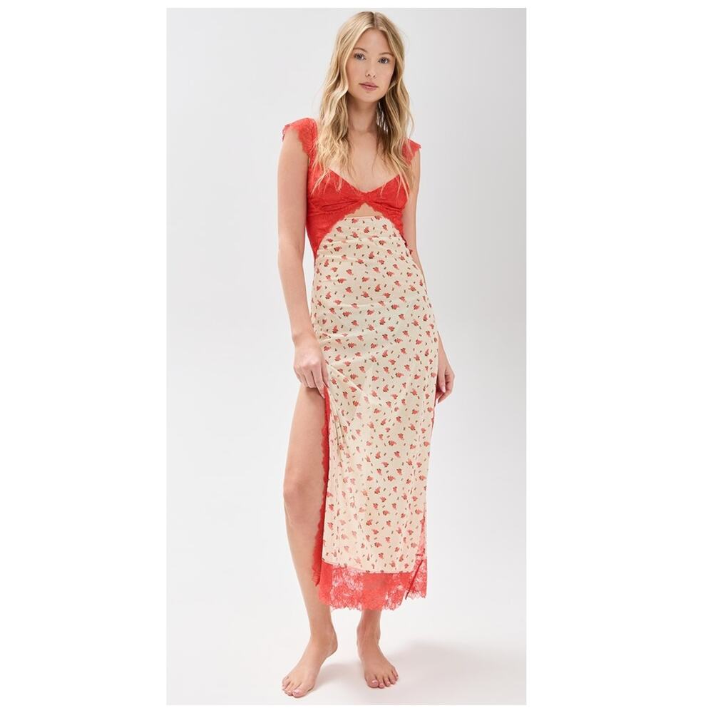 Free People Suddenly Fine Maxi Slip Size Small - Picture 5 of 14
